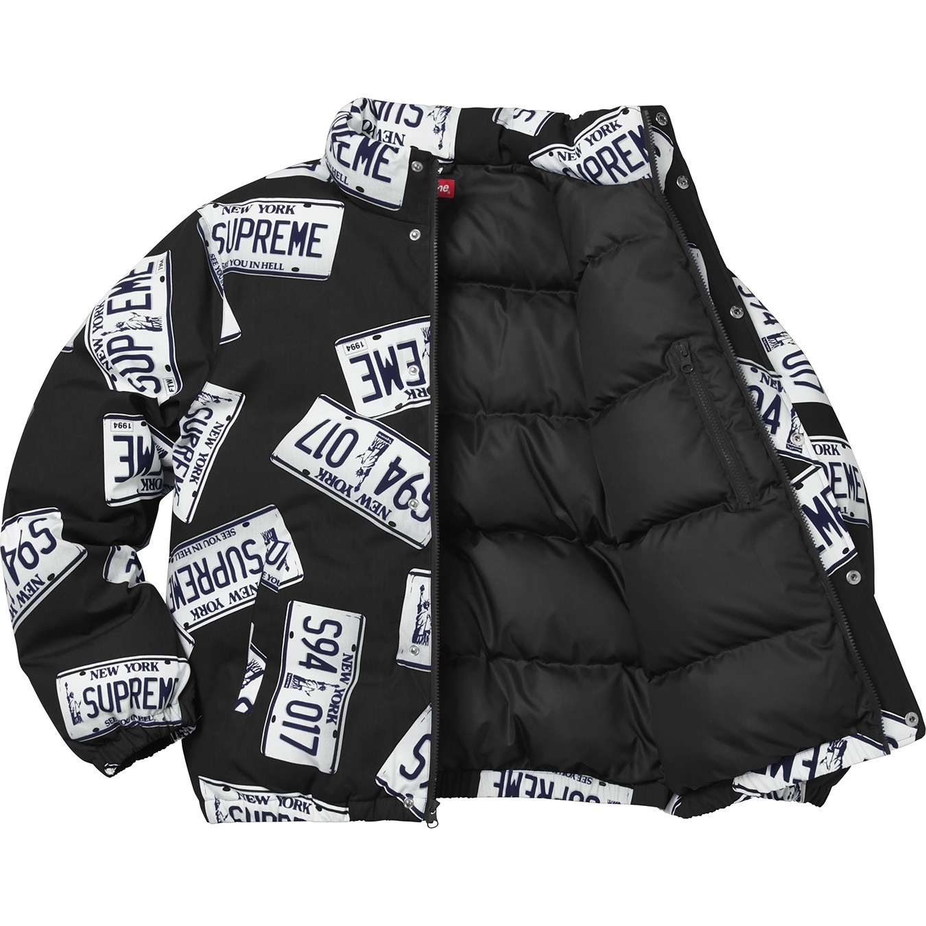 License Plate Puffy Jacket view 25